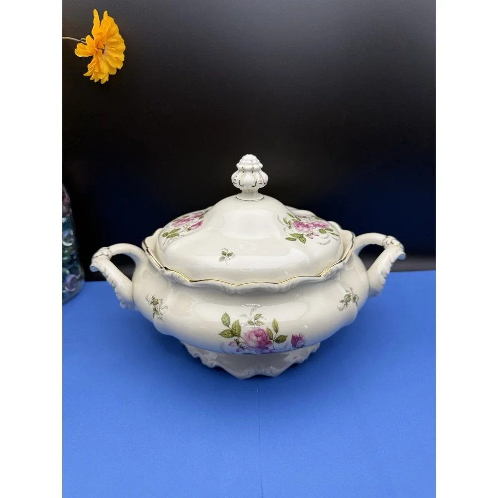 Vintage Rosenthal Fine China Courtship Covered Serving Bowl